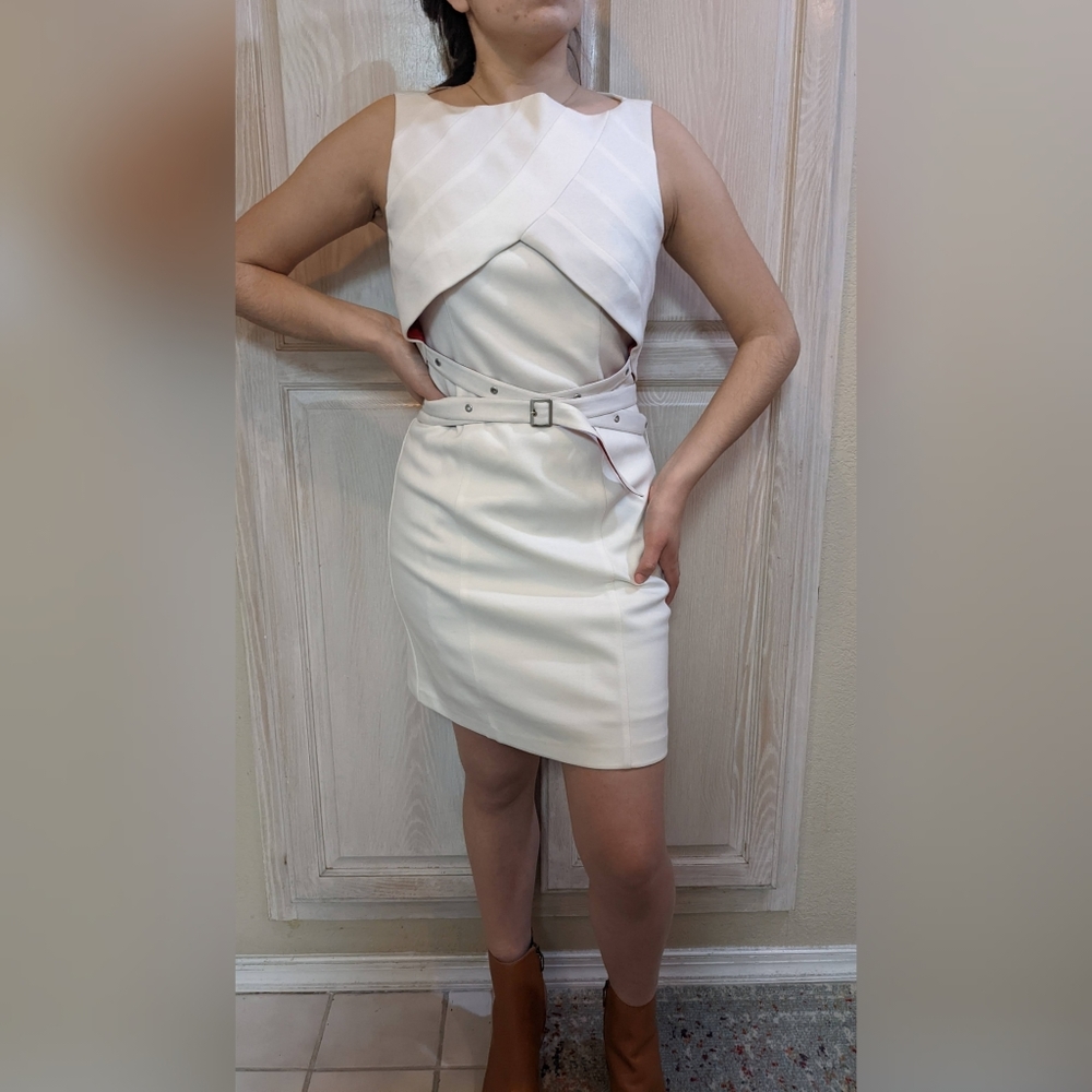 Laundry by Design cream dress